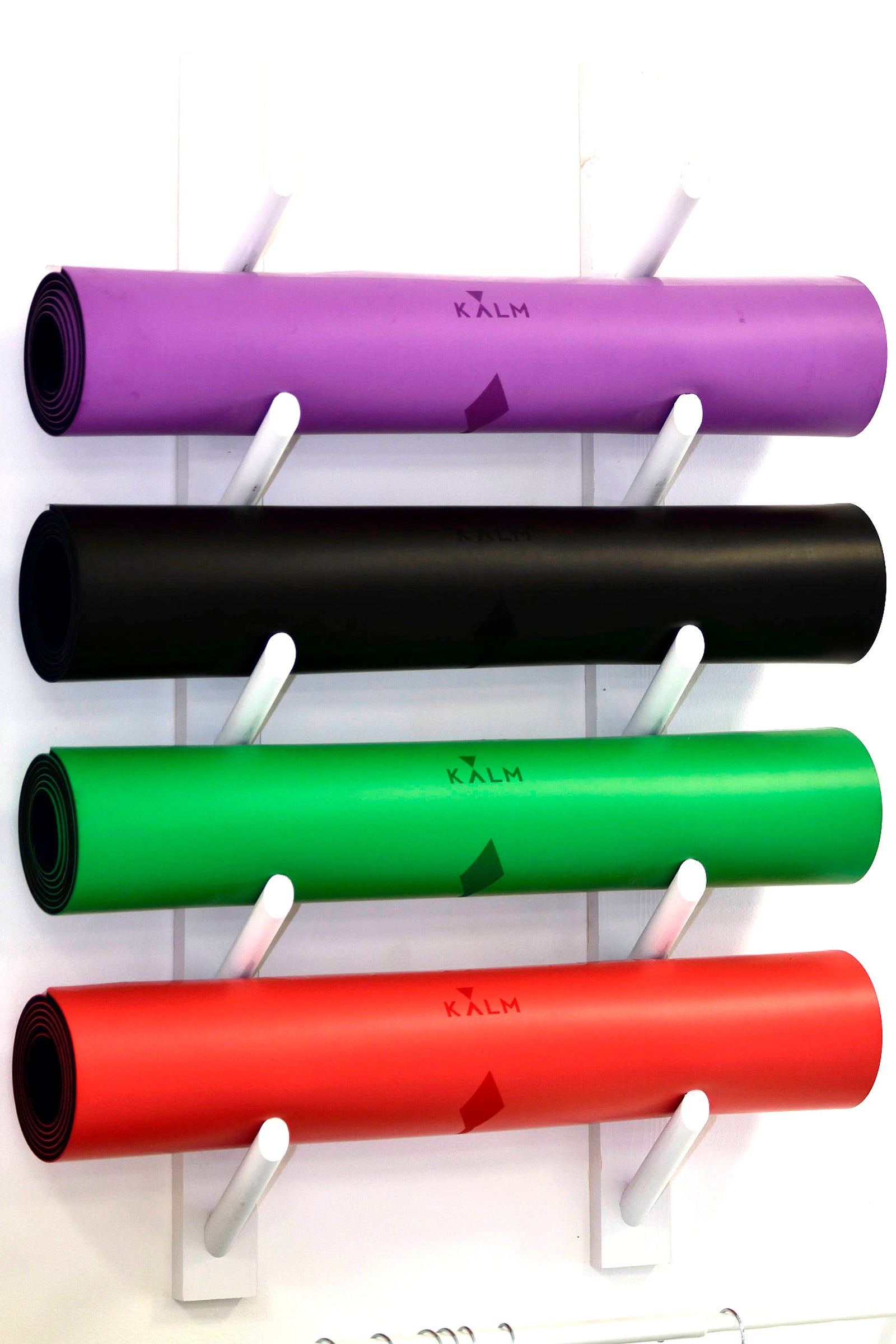 KALM Manifest Yoga Mat Eco-Friendly made with Natural Rubber for Best Grip and Excellent Support. Dark Purple